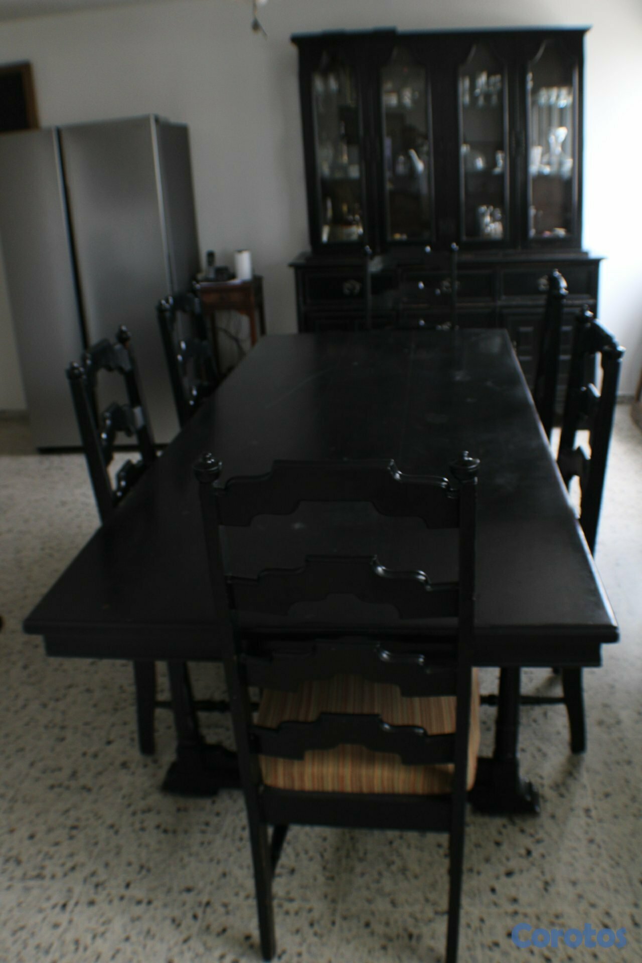 muebles y colchones - Juego de Comedor en Caoba Centenaria 1