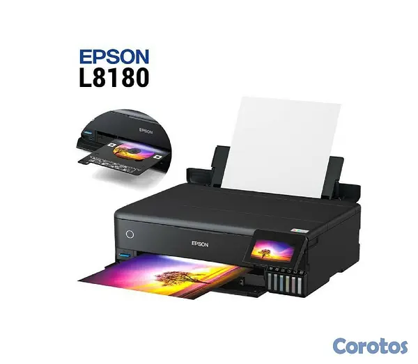 impresoras y scanners - IMPRESORA EPSON ECOTANK L8180 FOTOGRÁFICA A3+ - WIFI SISTEMA DE BOTELLA DE TINTA