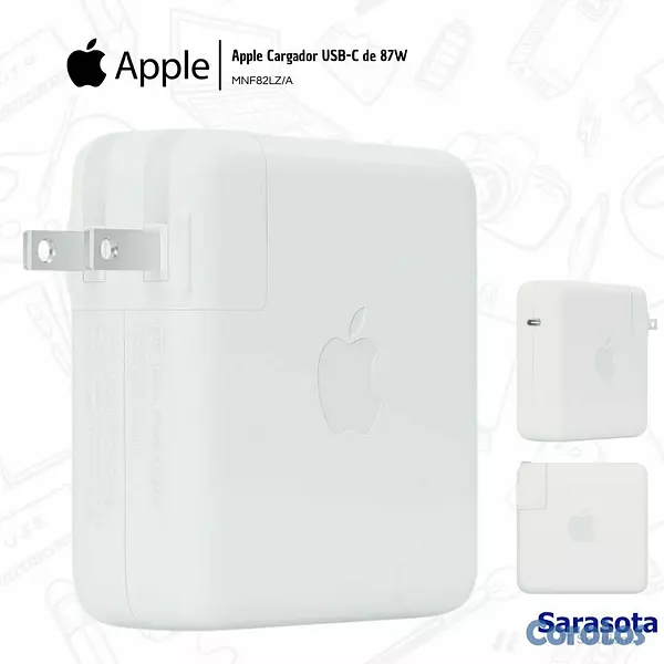accesorios para electronica - Apple Cargador 87W USB-C MNF82LZ/A 2