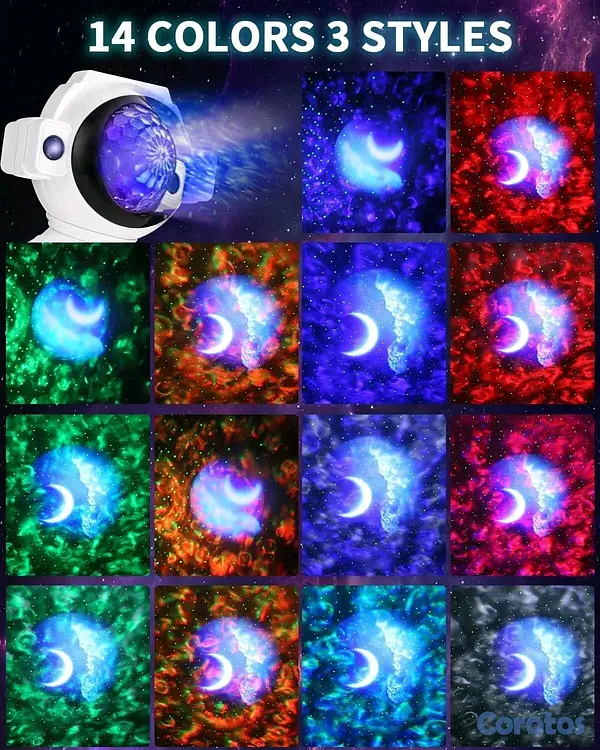 accesorios para electronica - 🚀✨ PROYECTOR DE GALAXIA ASTRONAUTA + BOCINA BLUETOOTH 6
