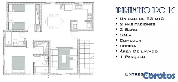 apartamentos - Apartamento en venta Santo Domingo Oeste 10