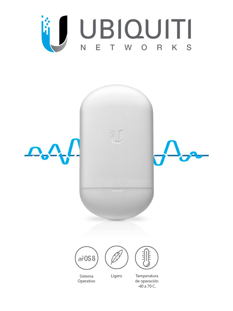 computadoras y laptops - UBIQUITI  ACCESS POINT UBIQUITI NANOSTATION LOCO 5 AC AIRMAX INDOOR/OUTDOOR 5.8G 0