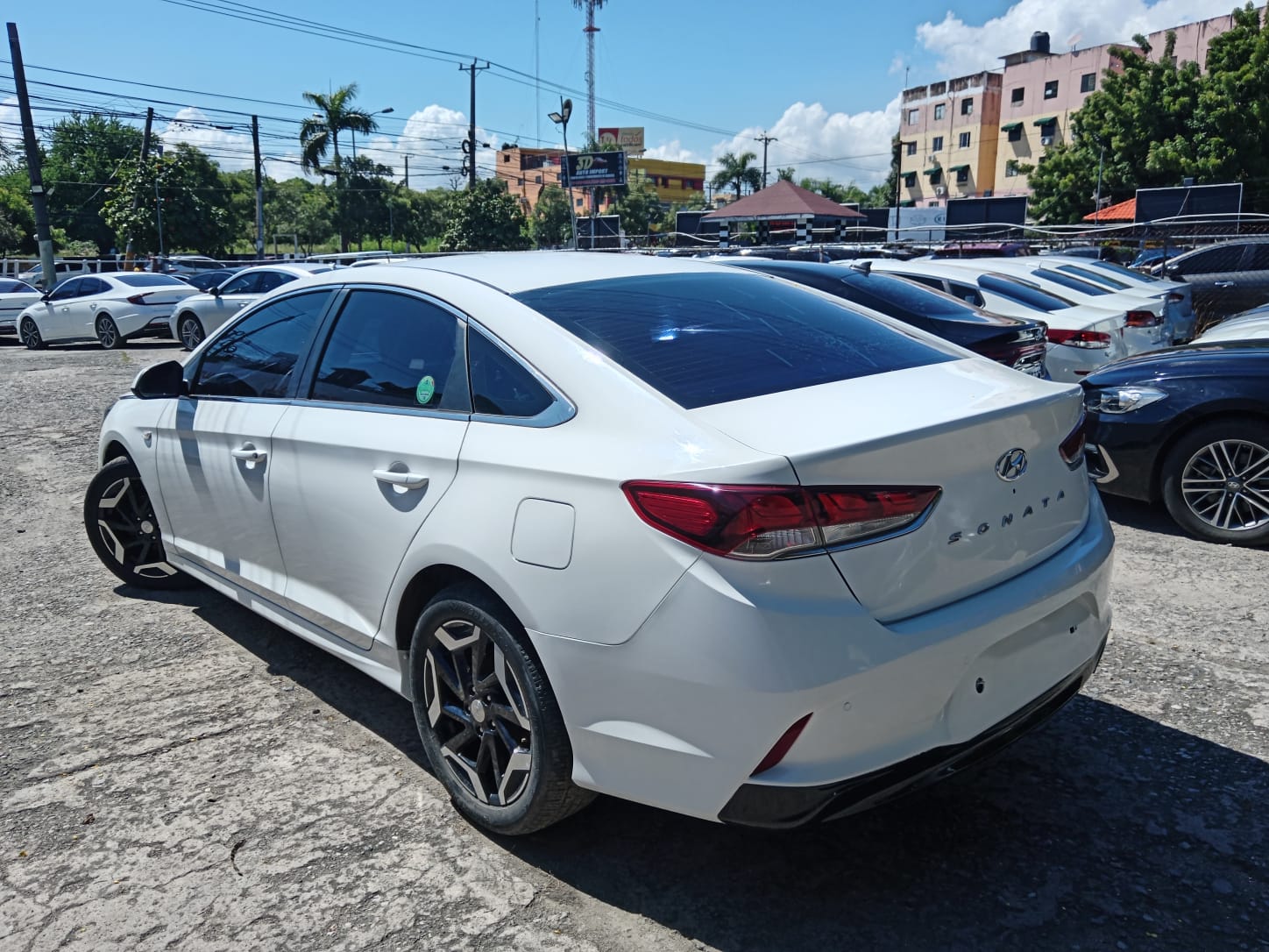 carros - HYUNDAI SONATA NEW RISE 2018 BLANCO 2