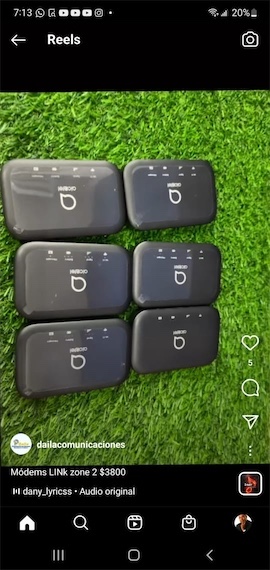 celulares y tabletas - Alcatel link 2  0