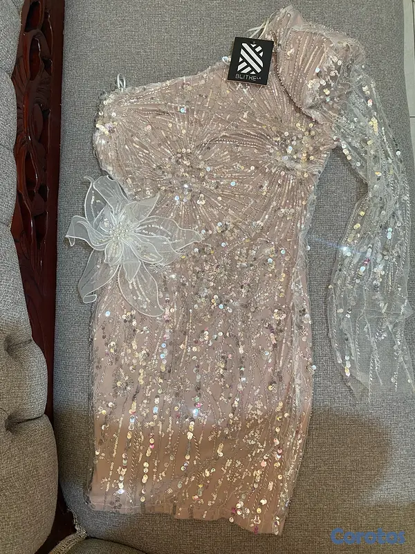 ropa para mujer - Hermoso vestido de lentejuelas  5