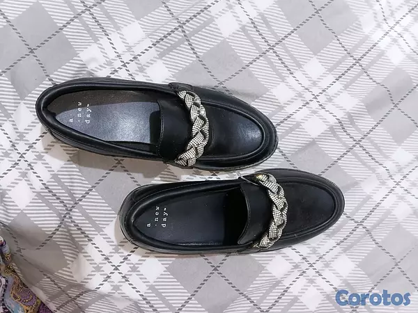 zapatos para mujer - Mocasines negros 3