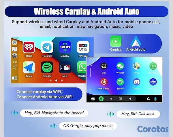 accesorios para vehiculos - Kit Pantalla [4G+64G] Android 13 Car Stereo para Ford Edge 2011-2014 Solamente 4