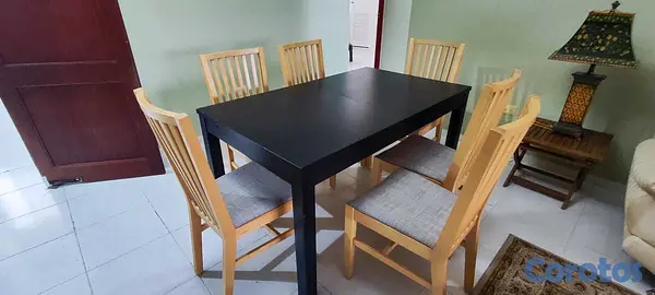 muebles y colchones - Comedor IKEA con 6 sillas – buen estado. 1