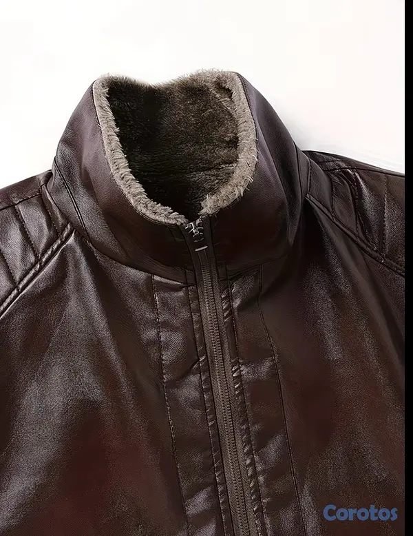 ropa para hombre - Chaqueta marrón para hombre  2