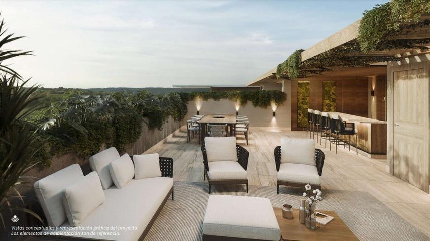 apartamentos - Proyecto en venta Punta Cana #24-65 dos dormitorios, campo de golf, piscina, Gym 4