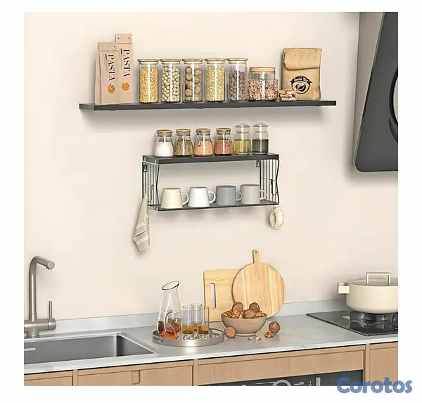 muebles y colchones - Estante flotante para baños, cocina y salaContacto 3