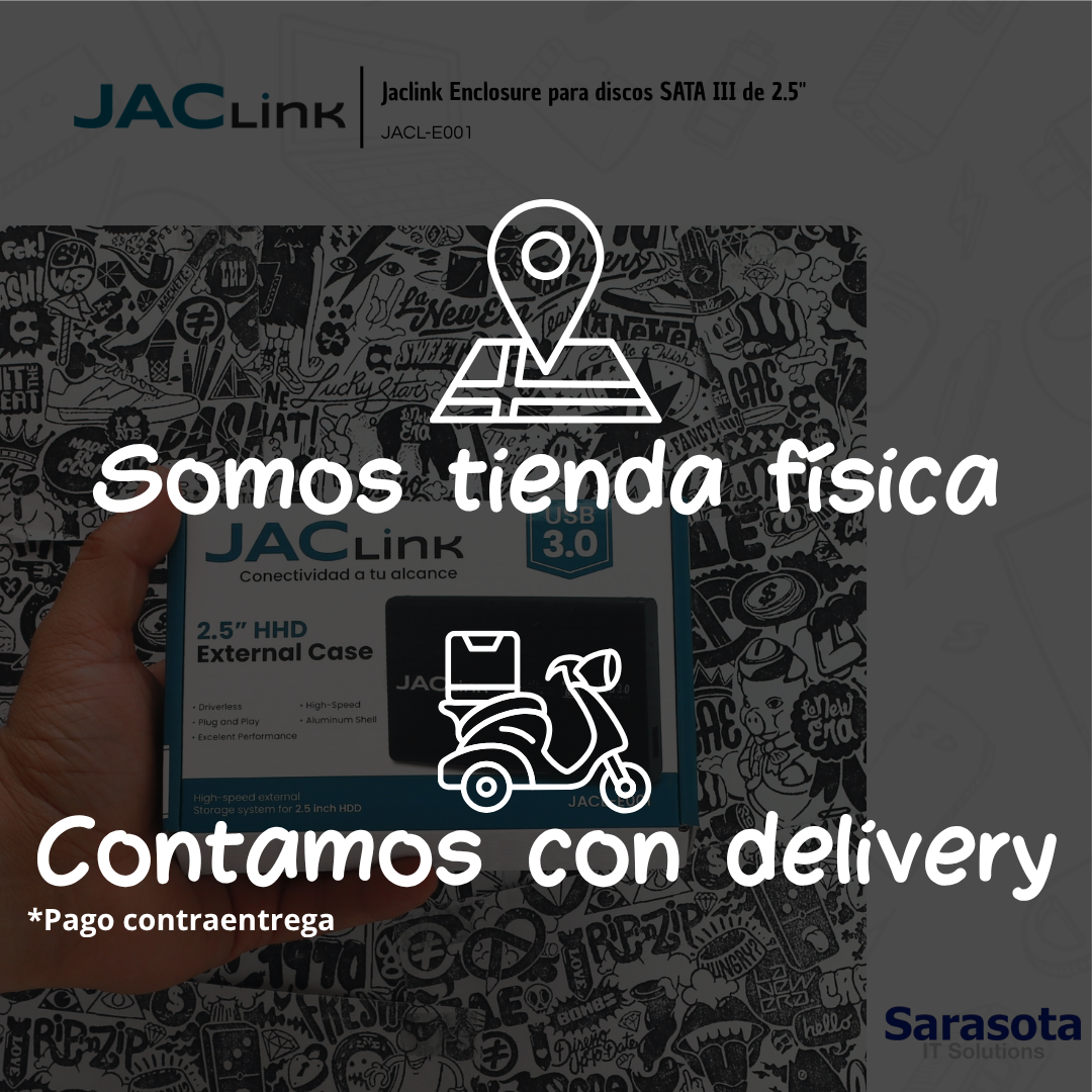 accesorios para electronica - Jaclink Enclosure para discos SATA III de 2,5 2