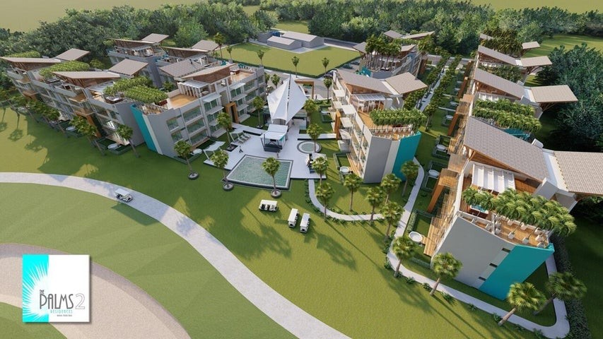 apartamentos - Proyecto en venta Punta Cana #23-1115 un dormitorio, piso bajo, balcón.
 6