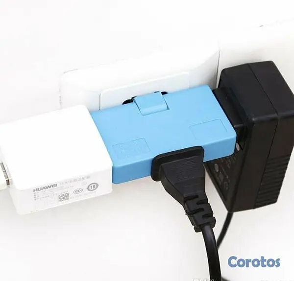 computadoras y laptops - ENCHUFLE TRIPLE FLEXIBLE HS-E-3C1 4