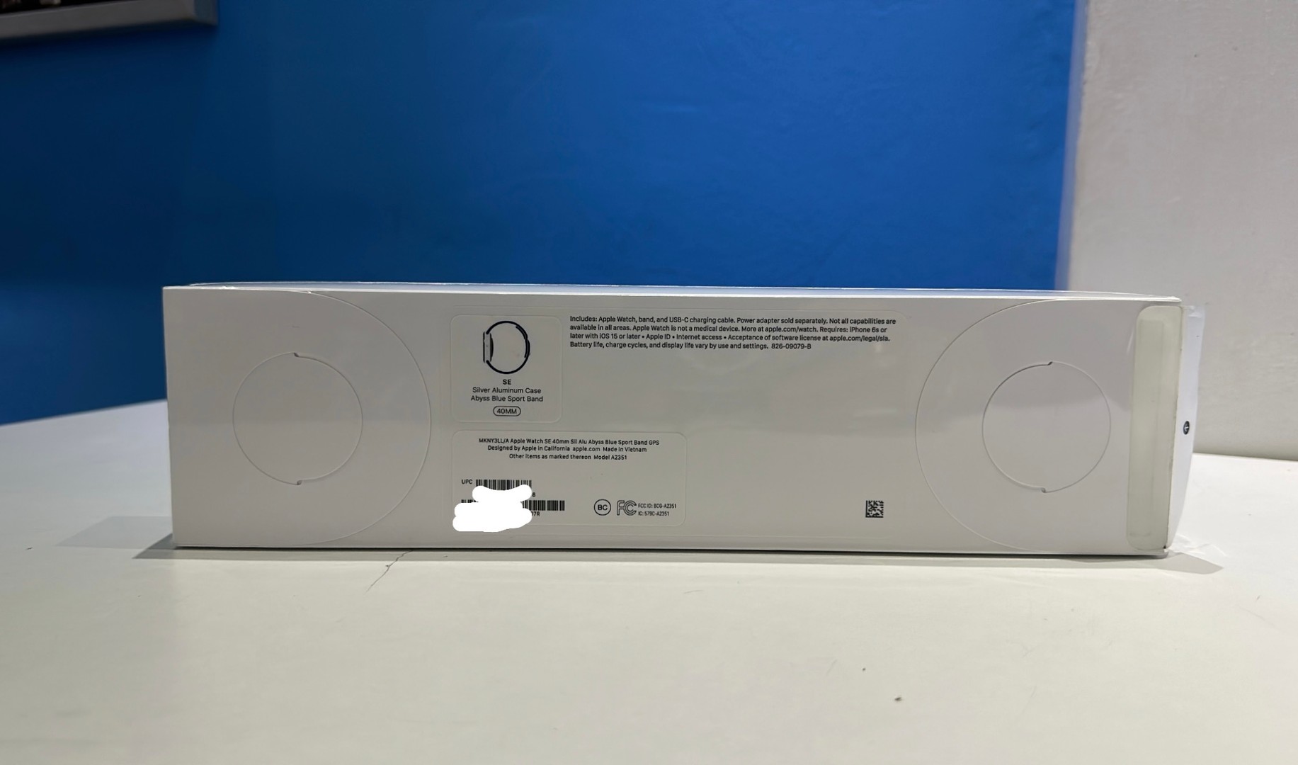 celulares y tabletas - Vendo Apple Watch SE 40mm GPS Silver Alum - Abyss Blue Sellado RD$ 15,995 NEG