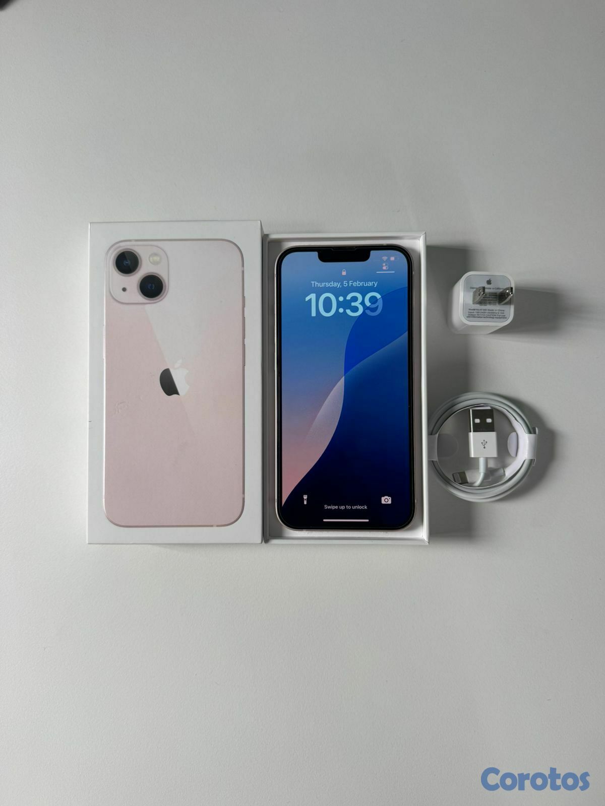 celulares y tabletas - iphone 13 rosado 128 GB Desbloqueado.**Somos Tiend 2