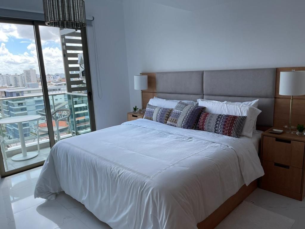 apartamentos - Apartamento amueblado alquiler, piscina, jardín privado, cocina americana, Gim 3