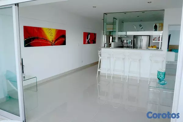 apartamentos - El Malecon, Hermoso Apartamento amueblado con vista al mar 3