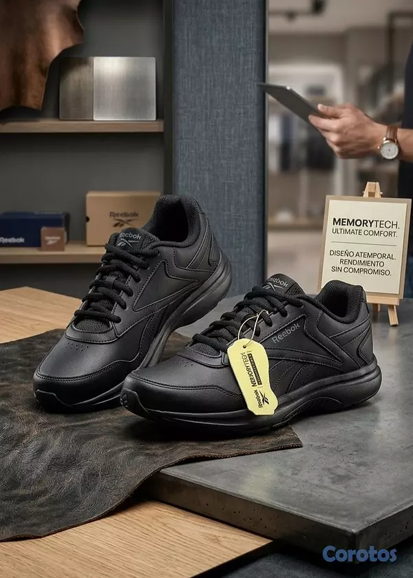 zapatos para hombre - Tenis negro Reebok elegantes #9 2