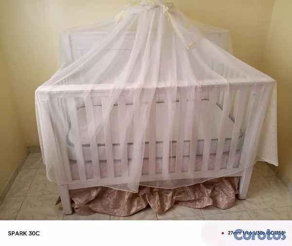 muebles - cama cuna de caoba para niños (@) 5