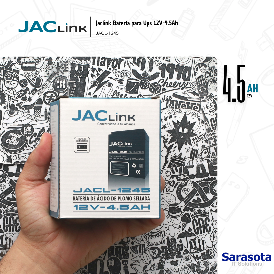 accesorios para electronica - Jaclink Batería para Ups 12V-4.5Ah  0