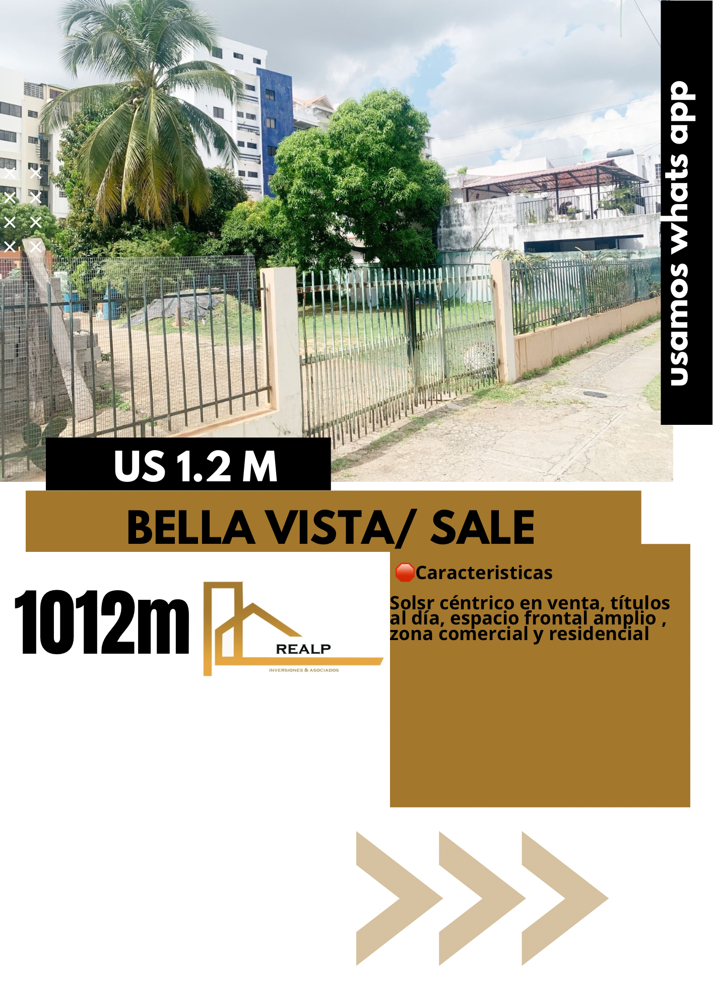 solares y terrenos - Solar céntrico en Venta Bella vista 0