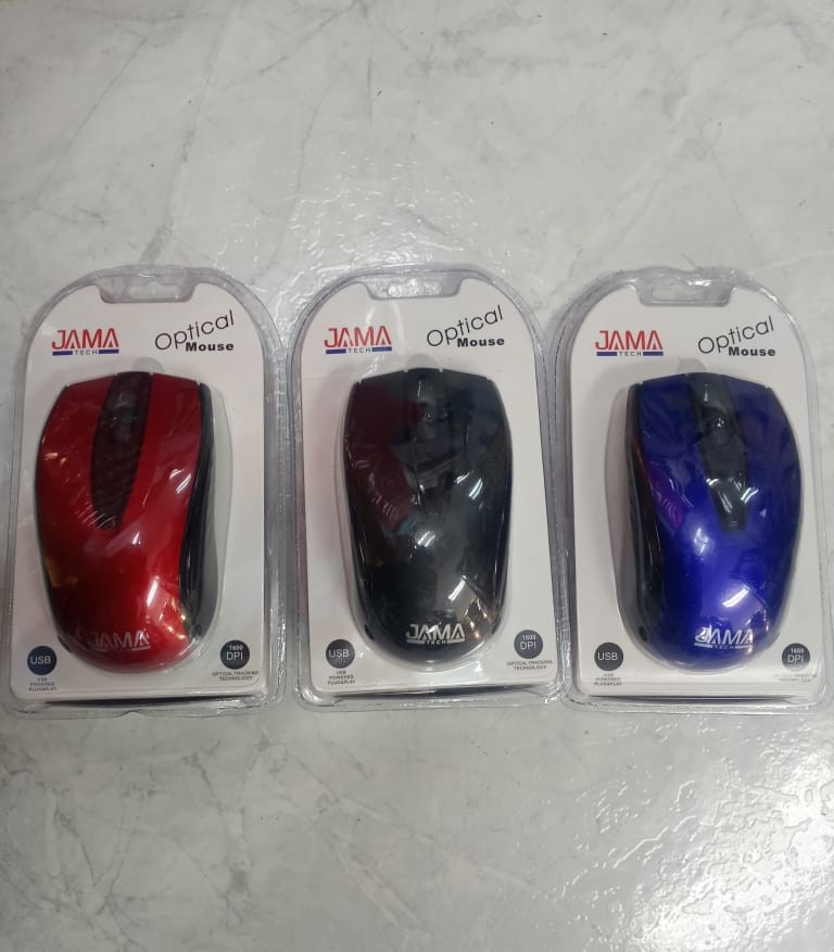 computadoras y laptops - MOUSE OPTICO USB  EN COLORES , NEGRO, ROJO, AZUL  

 0