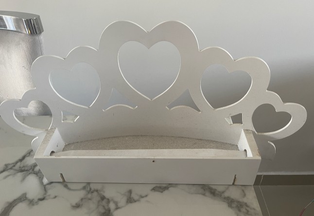 muebles - Corona y mosquitero de madera para cuna.  1