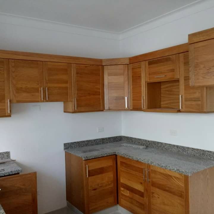 muebles y colchones - cocina en madera clara  0