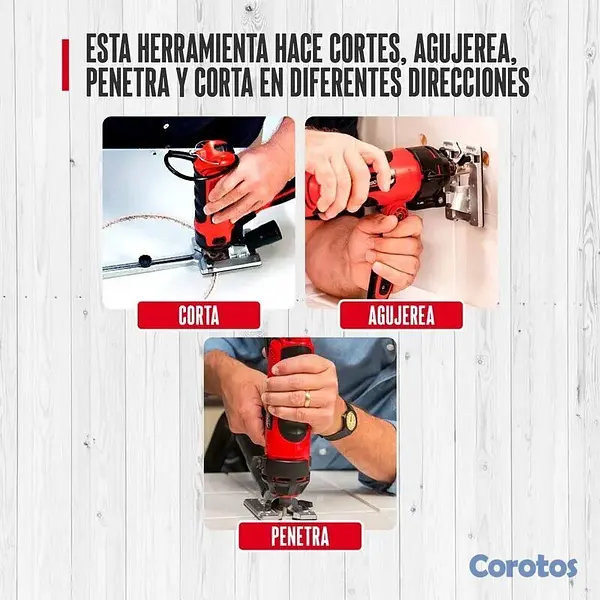 equipos profesionales - Herramienta multifuncional para cortes y perforaci 6