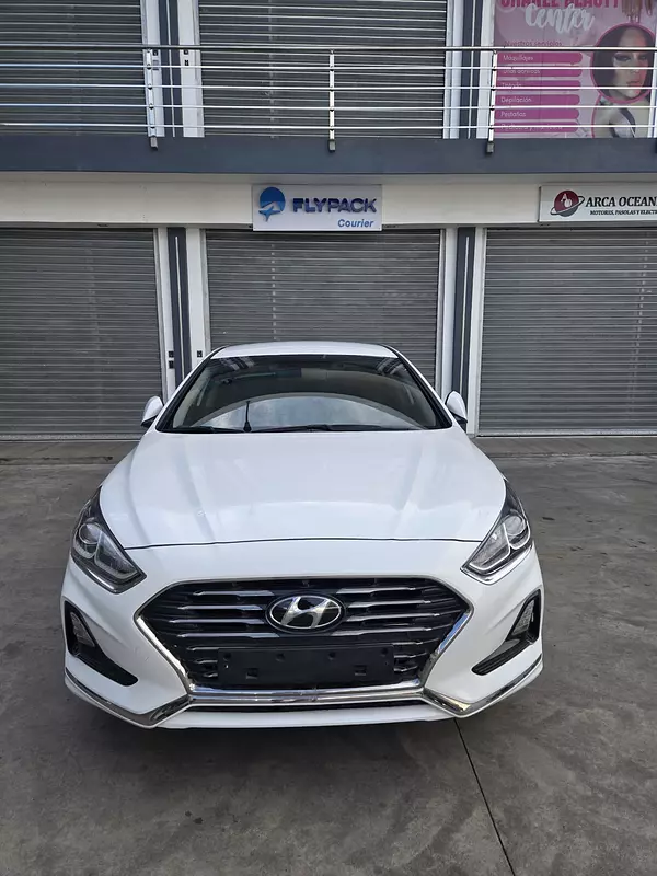 carros - HYUNDAI SONATA NEW RISE 2019 BLANCO 2