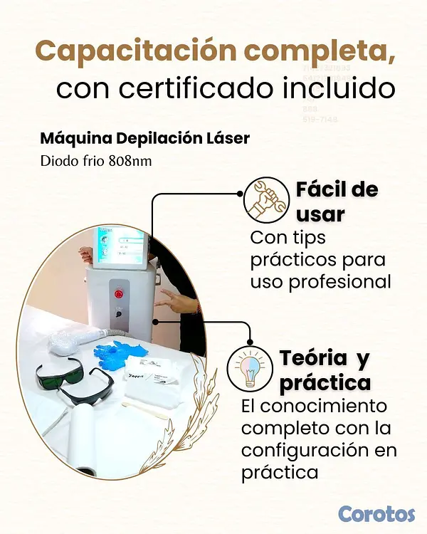 servicios profesionales - Maquina depilacion laser diodo frío 810nm 5