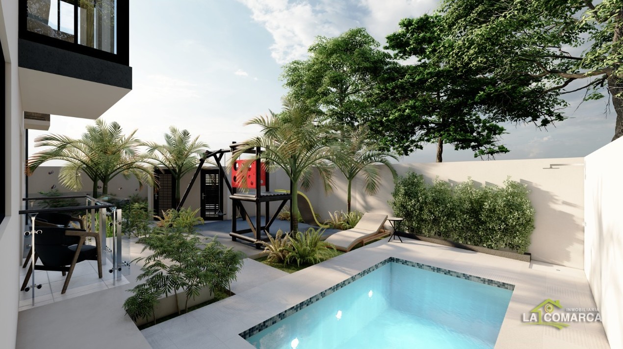 apartamentos - Apartamento con piscina en Venta en Santiago