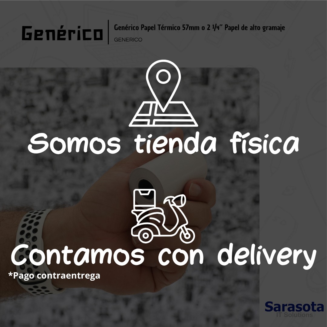accesorios para electronica - Papel Térmico 57mm o 2 ¼” Papel de alto gramaje 3