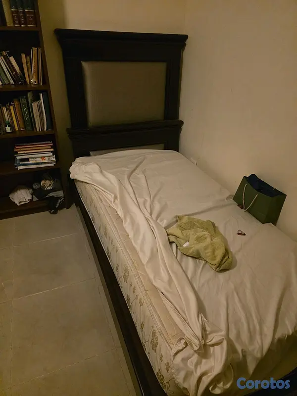 muebles y colchones - Base de cama twin + colchon 4