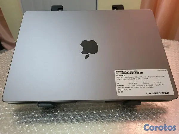 computadoras y laptops - Macbook Pro 2021 (M1pro) 14" 512GB SSD  5