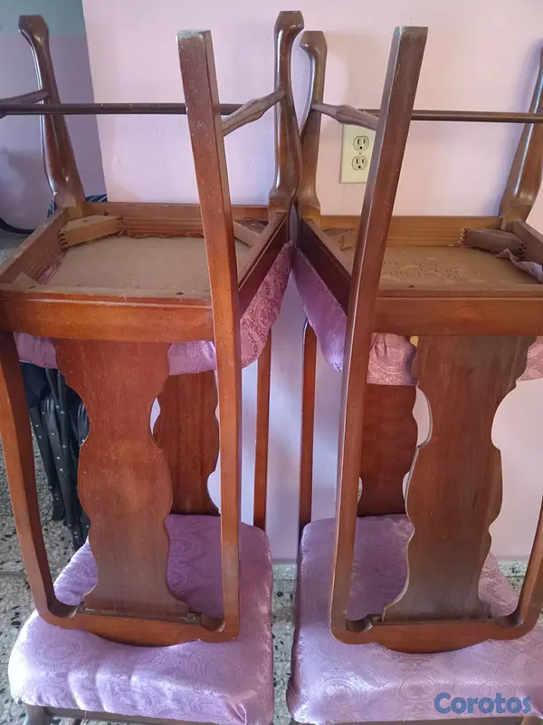 muebles y colchones - 4 sillas para un comedor 3