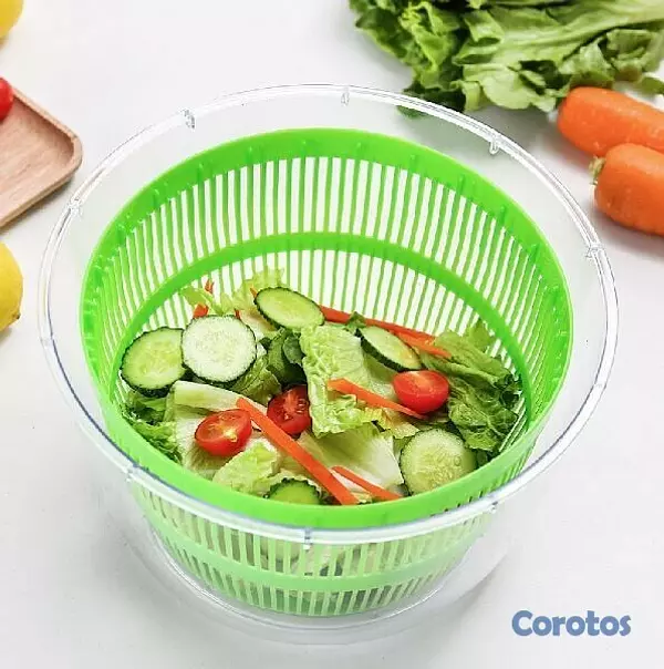 cocina - Escurridor de vegetales, lava y seca tus vegetales en pocos minutos 3