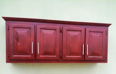 muebles y colchones - Gabinete de cuatro puertas para cocina en madera 2