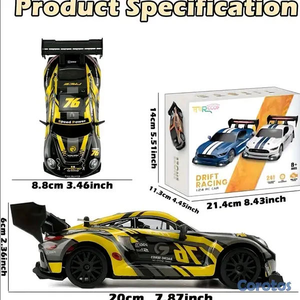 juguetes - Carro RC Drift 4WD  3