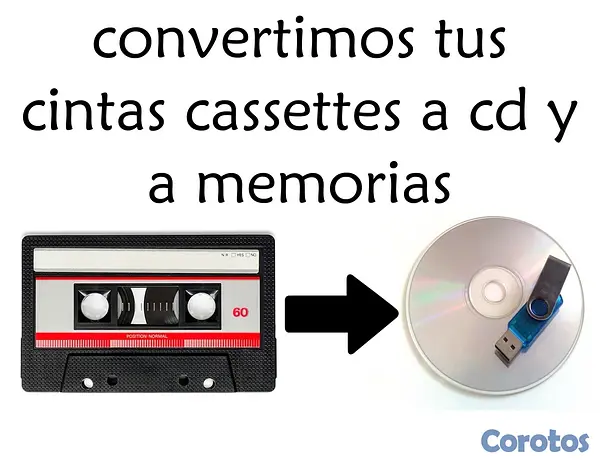 servicios profesionales - conversion a digital de vhs, cassettes, disquette, Lp vinilo 2