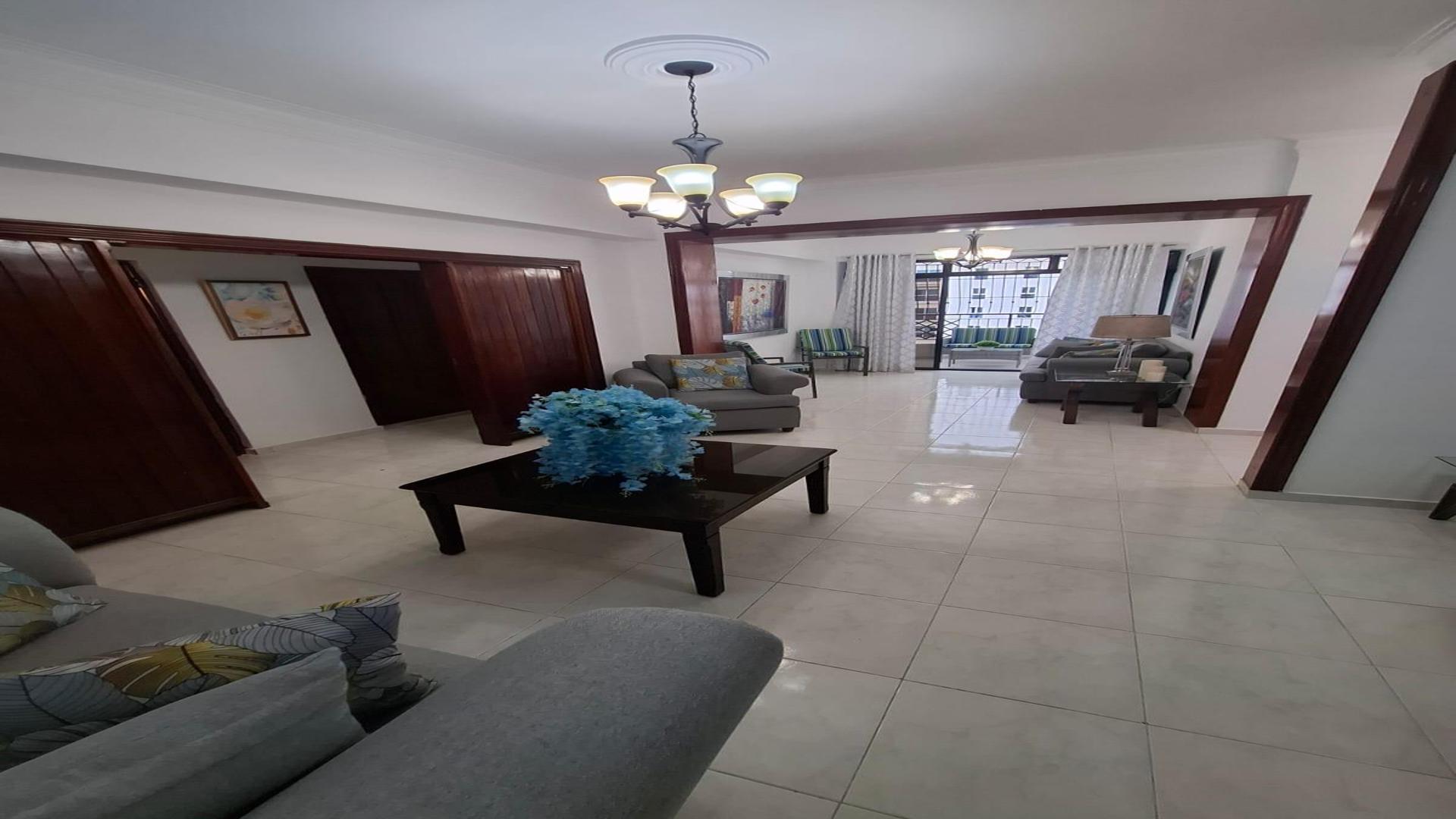 apartamentos - Alquilo apartamento totalmente amueblado en Ensanche Quisqueya 3
