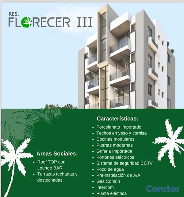 apartamentos - 5to nivel Res.Florecer III, renacimiento, agosto 2 5