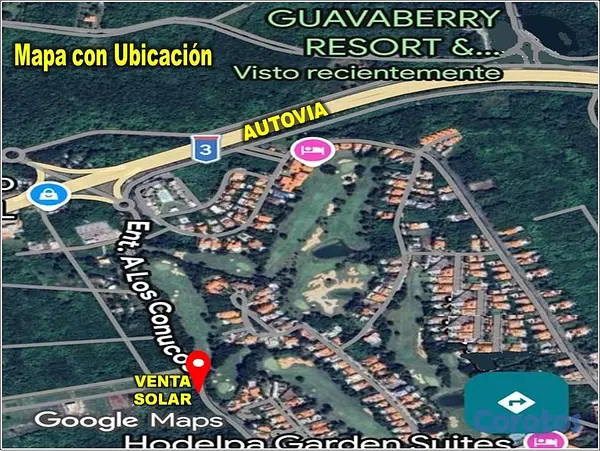 solares y terrenos - Vendo Solar en JUAN DOLIO, 817 Mts.2, POR LA SALID 2