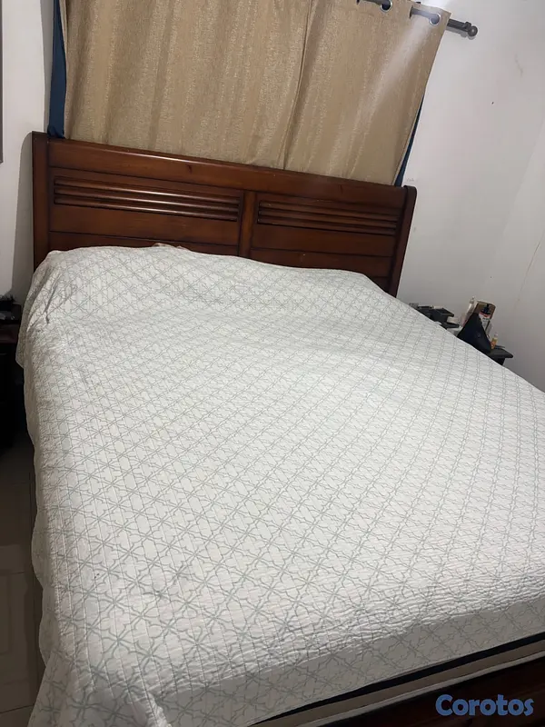 muebles y colchones - Vendo cama king incluye colchón  6
