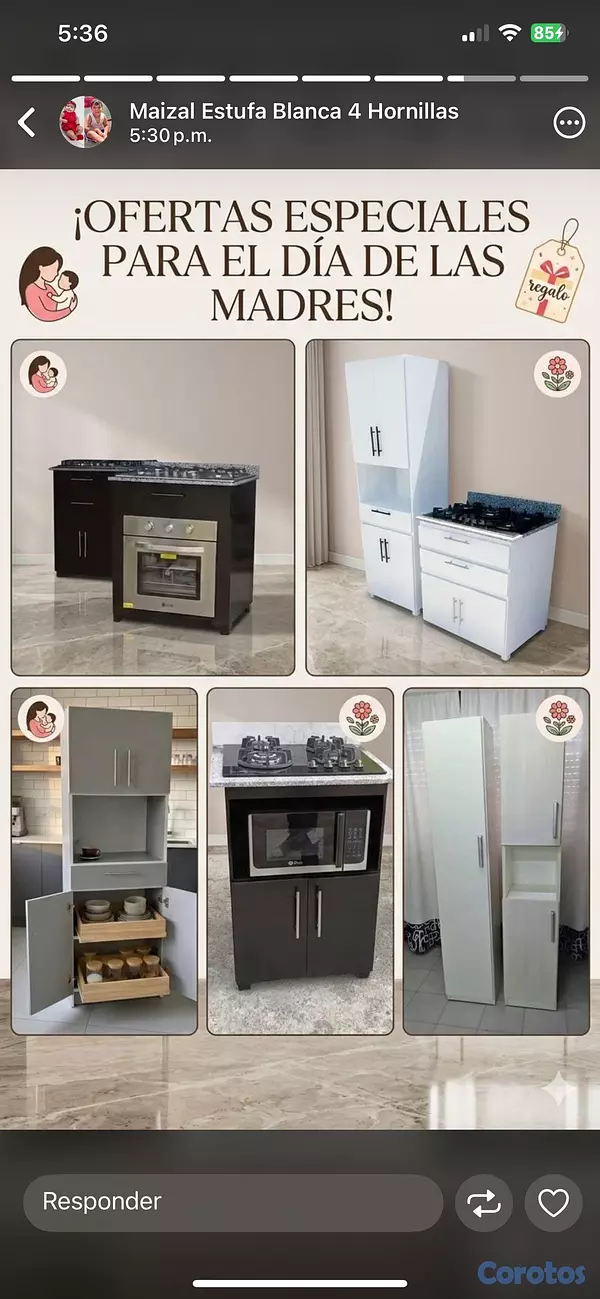 cocina - Estufa empostrada con base tipo depensa o gabinete incluido.   4