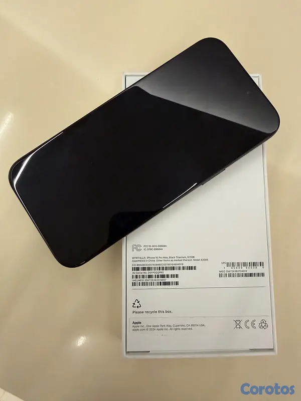 celulares y tabletas - iPhone 16 Pro Max 512GB Black Titanium 2