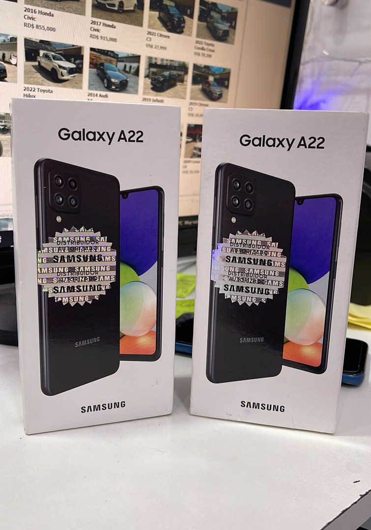 celulares y tabletas - SAMSUNG GALAXY A22 128GB SELLADOS 0