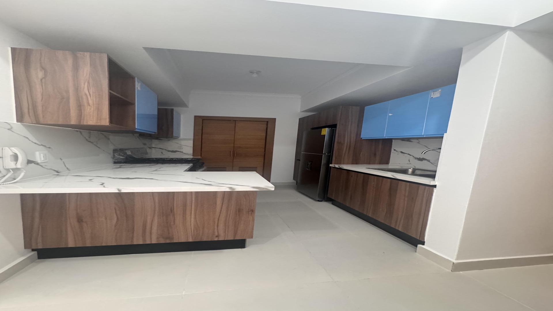 apartamentos - En alquiler apto de una habitación con línea blanca en el ensanche Naco 6