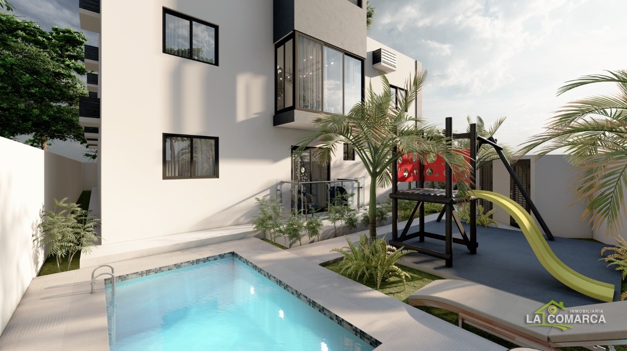 apartamentos - Apartamento con piscina en Venta en Santiago 2